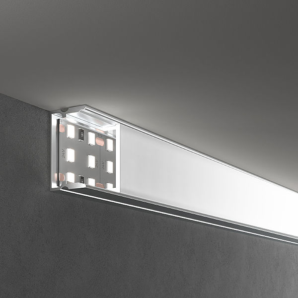 Профиль Elektrostandard LL-2-ALP018 Накладной алюминиевый профиль для LED ленты (под ленту до 18,5mm)