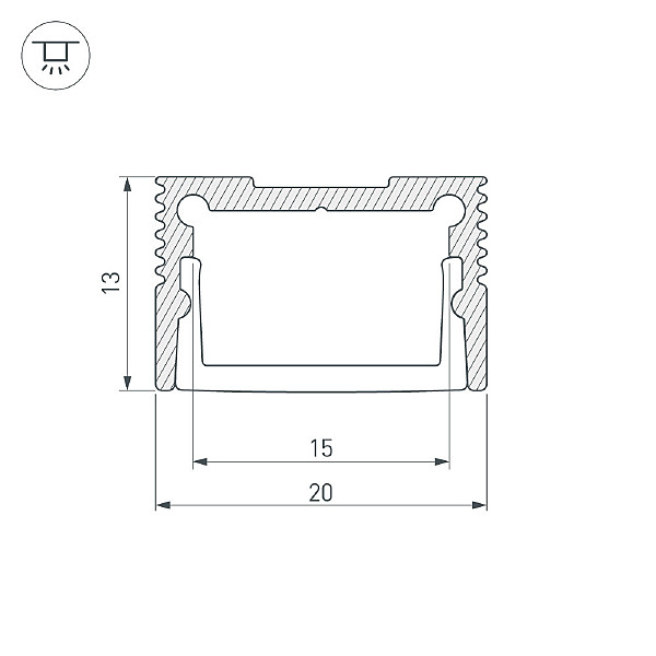Профиль SL-SLIM 023721