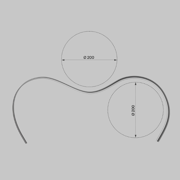 Профиль Алюминиевый профиль ALM-1806-S-2M