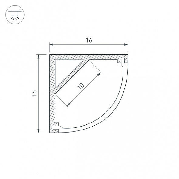 Профиль Arlight 016178