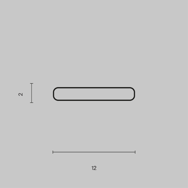 Профиль Алюминиевый профиль ALM-1202-S-2M