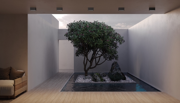 Уличный потолочный светильник Ares O309CL-L10GF3K