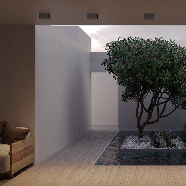 Уличный потолочный светильник Ares O309CL-L10GF3K