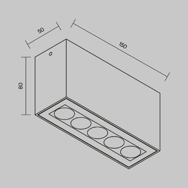 Уличный потолочный светильник Ares O309CL-L10GF3K