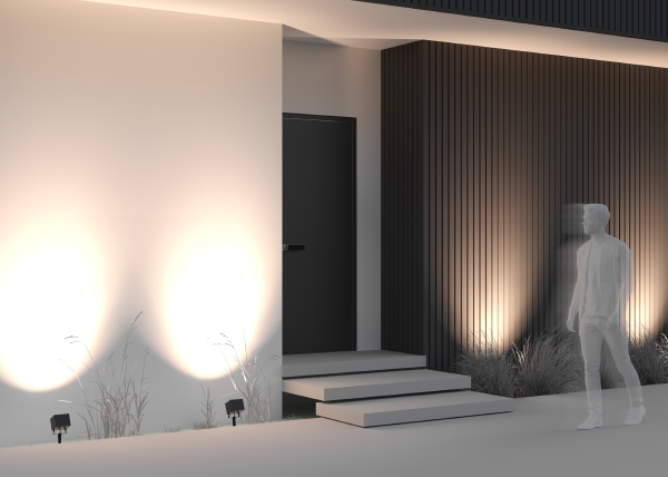 Грунтовый светильник Ares O309FL-L18B3K