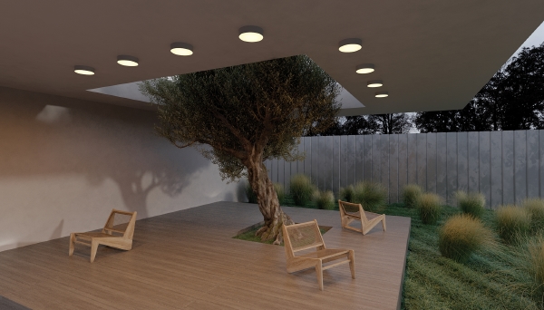 Уличный потолочный светильник Zon IP O431CL-L30B3K