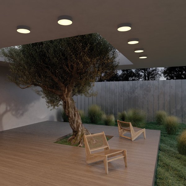 Уличный потолочный светильник Zon IP O431CL-L30B3K