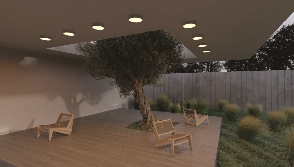 Уличный потолочный светильник Zon IP O431CL-L30B3K