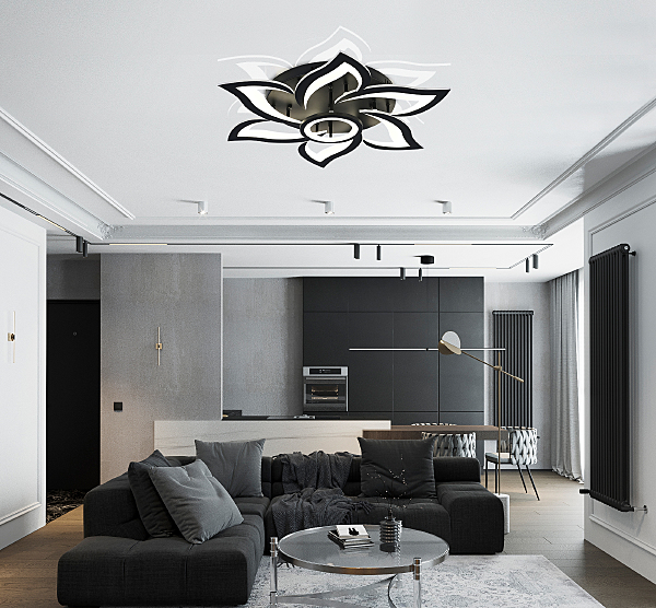 Потолочная люстра Olimp HIGH-TECH LED LAMPS 82020 BLACK