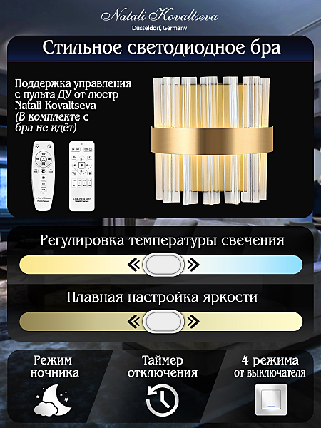 Настенное бра Royalton LED LAMPS 81125/1W