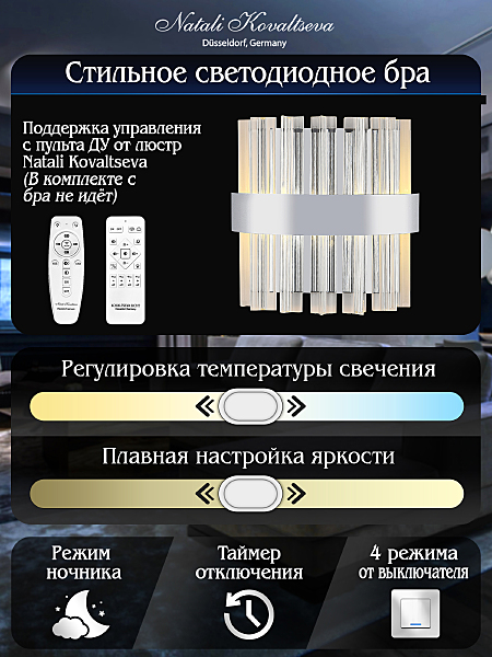 Настенное бра Royalton LED LAMPS 81126/1W