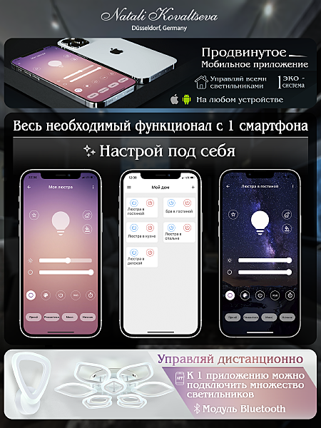 Потолочная люстра Holder LED LAMPS 81151