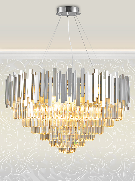 Подвесная люстра Vertigo VERTIGO 81440/12C SILVER