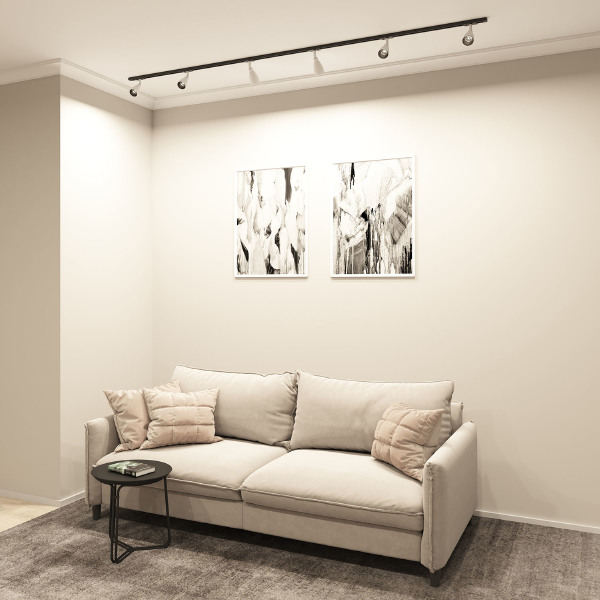 Трековый светильник Bell DK6050-BW+BK