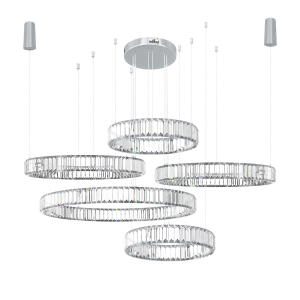Подвесная люстра Crystal ring 10135/5 Chrome