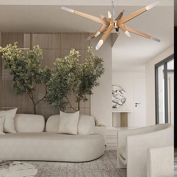 Подвесная люстра Glowworm 10160 Light wood