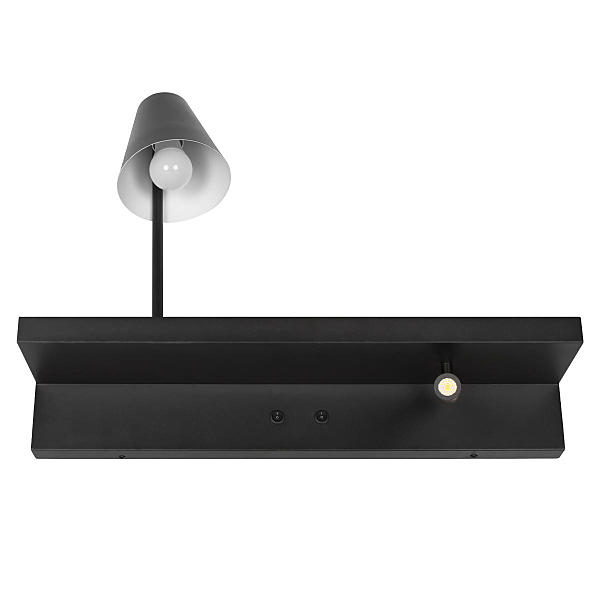 Настенный светильник Shelf 10216/2W Black