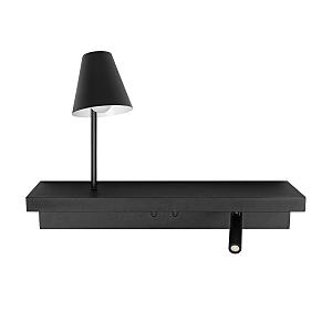 Настенный светильник Shelf 10216/2W Black
