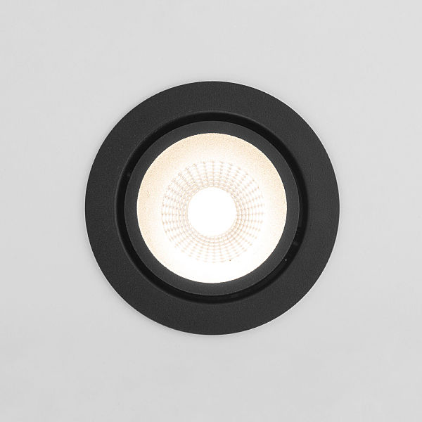 Встраиваемый светильник Nulla 15267/LED 7W 3000K BK/BK черный/черный