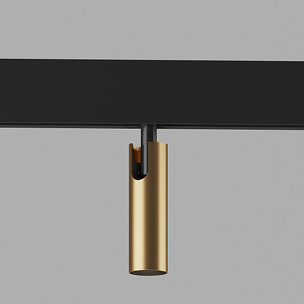 Трековый светильник Slim Magnetic 85070/01 Slim Magnetic Умный трековый светильник 7W 2700-6500K Dim Cubo (латунь)