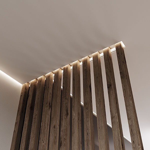 Профиль LL-2-ALP020 LL-2-ALP020 Теневой профиль для натяжных потолков для LED ленты (под ленту до 10 mm)