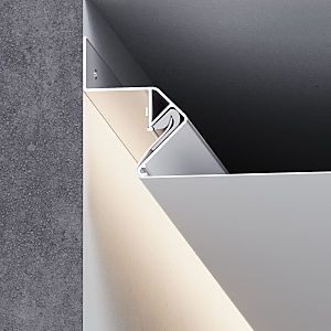 Профиль LL-2-ALP020 LL-2-ALP020 Теневой профиль для натяжных потолков для LED ленты (под ленту до 10 mm)