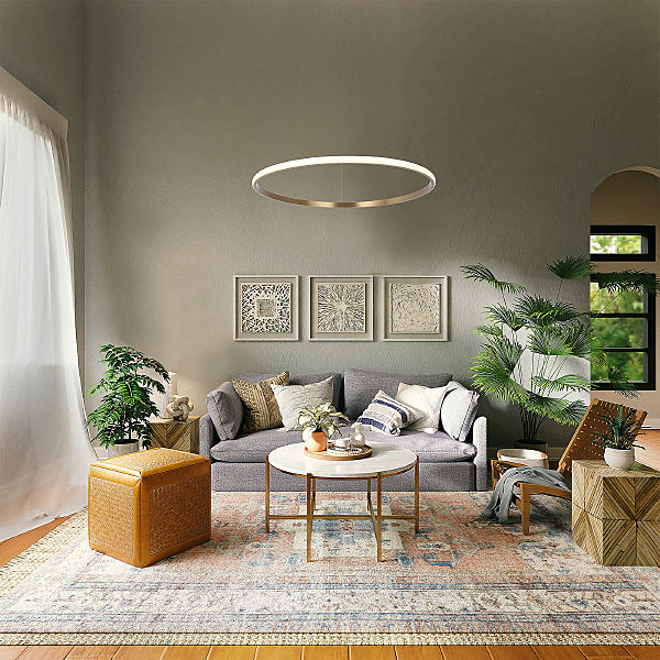 Подвесная люстра Collars 90264/1 латунь