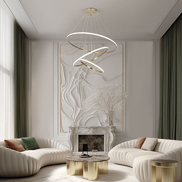 Подвесная люстра Collars 90264/3 латунь