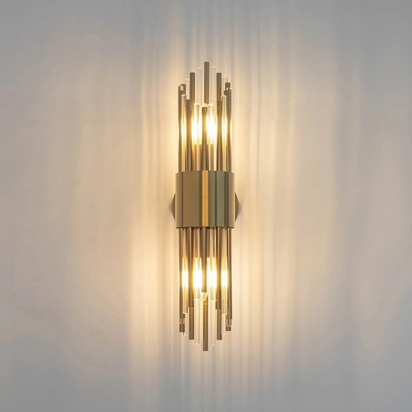 Настенное бра Wall lamp B2562W-B gold