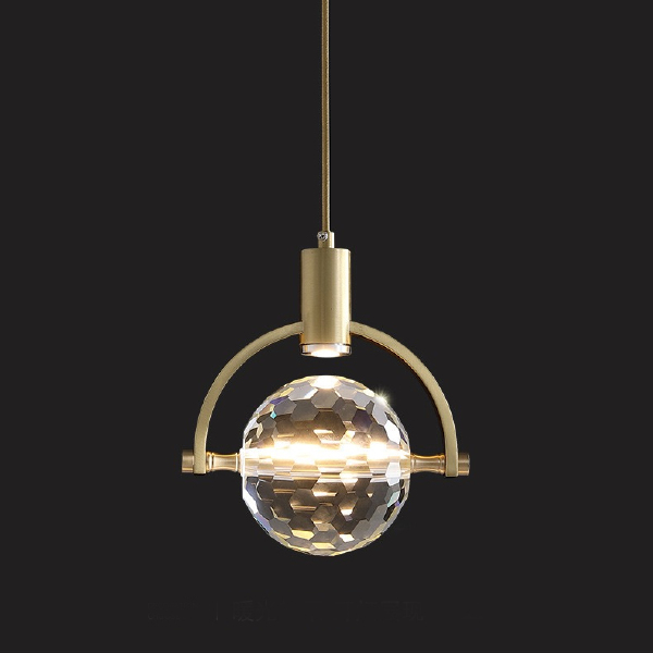 Светильник подвесной 2121 2121P/A brass/clear