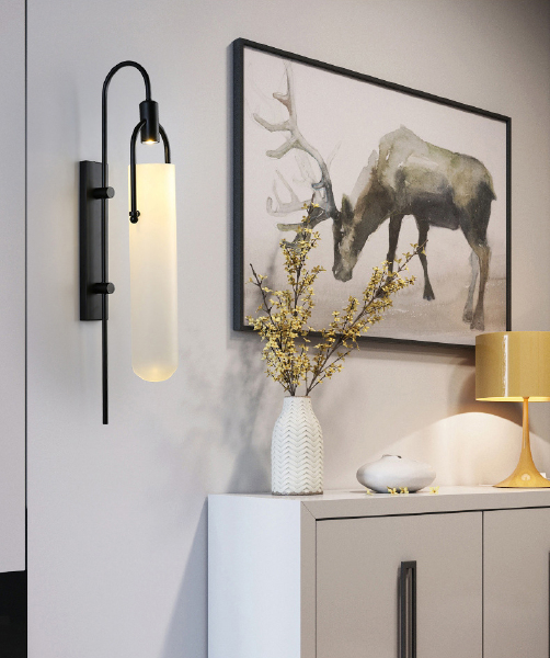 Настенное бра Arc Well B6066W/L black/white