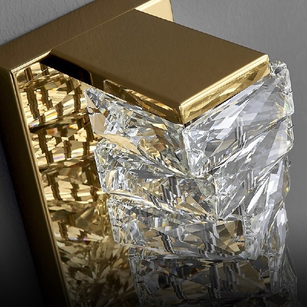 Настенное бра Glissando 6005W/S gold/clear