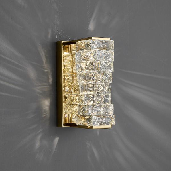Настенное бра Glissando 6005W/S gold/clear