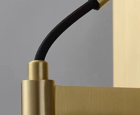Настенное бра Wall lamp 8960-1W brass/clear