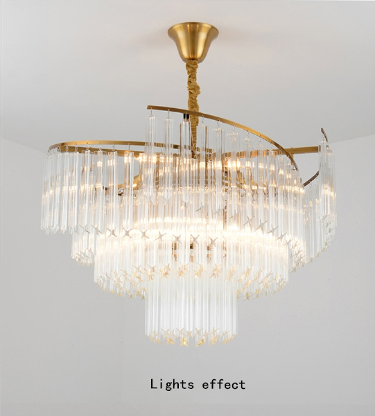 Подвесная люстра 66018 66018 brushed brass