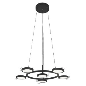 Подвесная люстра Clt 027 CLT 027C6 D700 BL