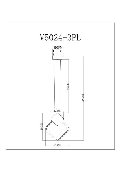 Светильник подвесной Store V5024-3PL