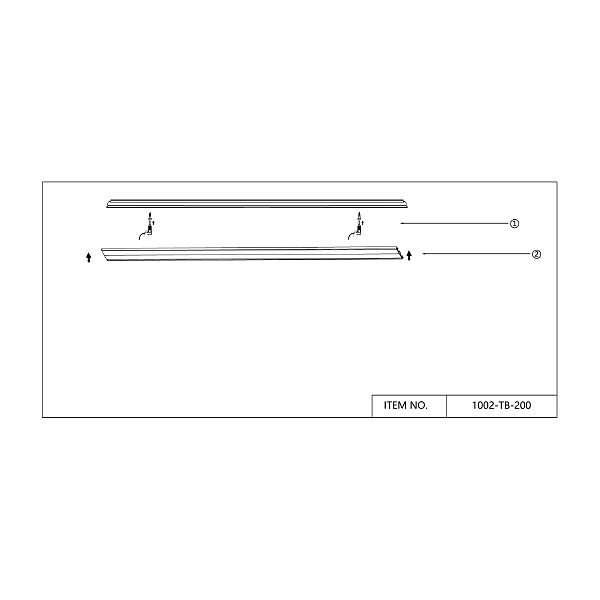 Шинопровод Unika 1002-TB-200