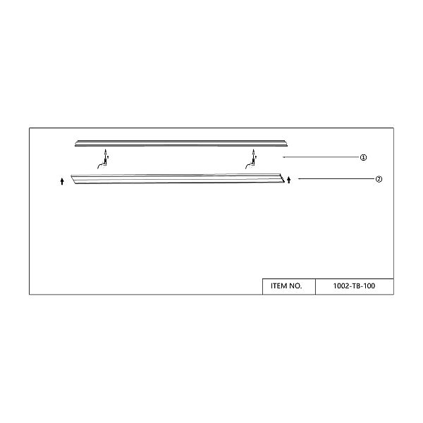 Шинопровод Unika 1002-TB-100
