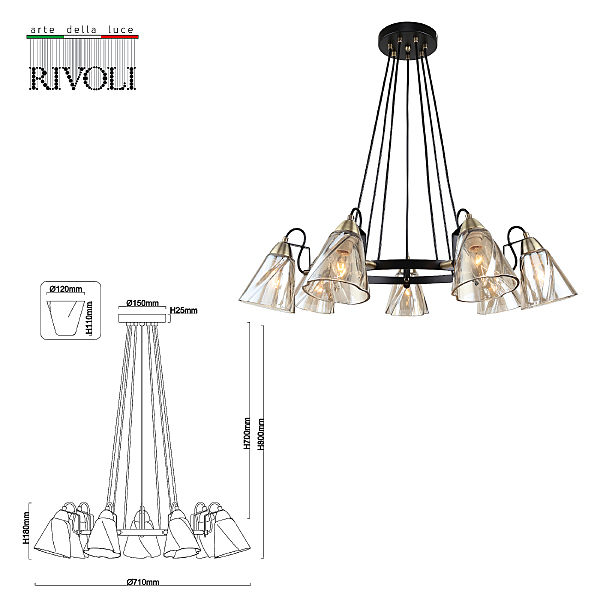 Подвесная люстра Cathy 5106-307