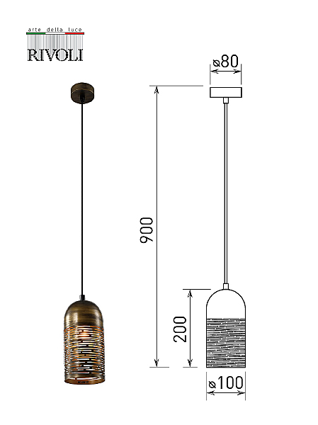 Светильник подвесной Lamia 7062-735