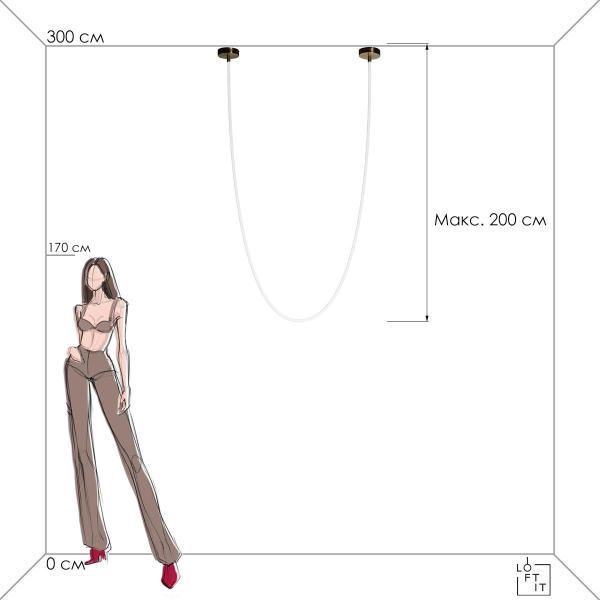 Светильник подвесной Lori 10230/4000