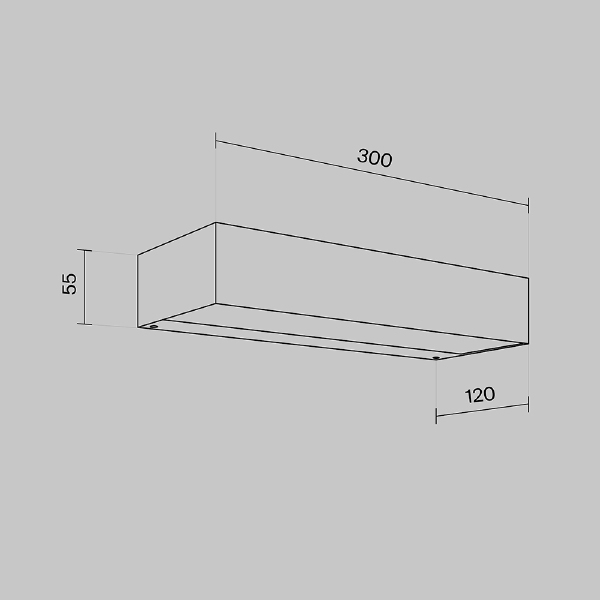 Настенный светильник Lot O428WL-L20W3K