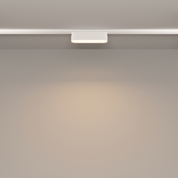 Трековый светильник BASIS Radity TR080-1-6W3K-W