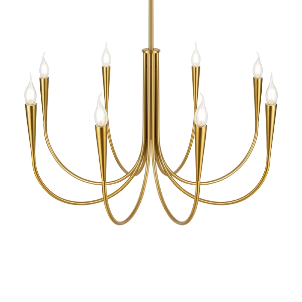 Люстра на штанге Branches FR5253PL-08BS