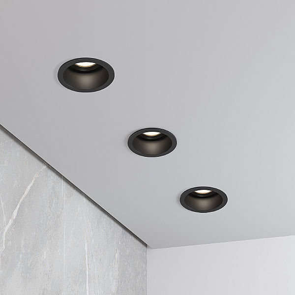 Встраиваемый светильник Hide 25008/01 GU10 чёрный