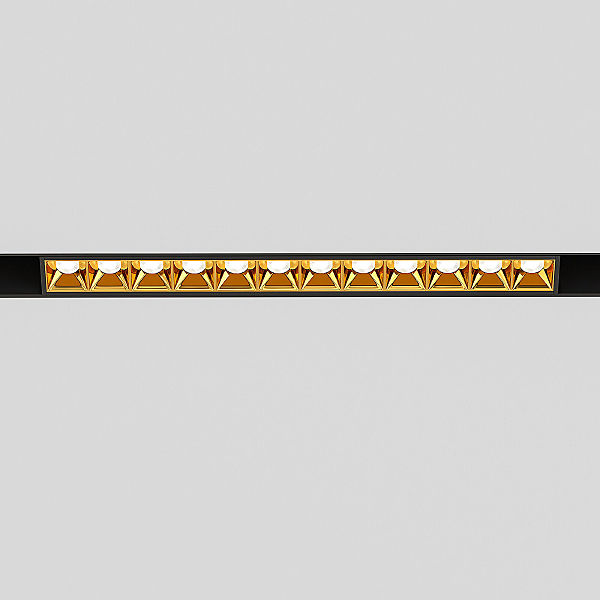 Трековый светильник Slim Magnetic Slim Magnetic Трековый светильник 12W 4000K Artas (чёрный/золото) 85103/01