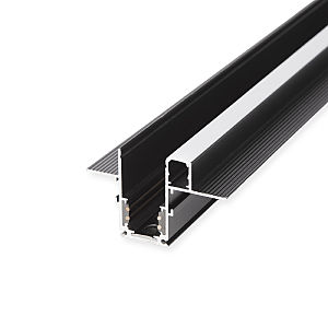 Шинопровод Slim Magnetic Slim Magnetic Шинопровод встраиваемый с местом под светодиодную ленту (чёрный) (2м) 85132/00