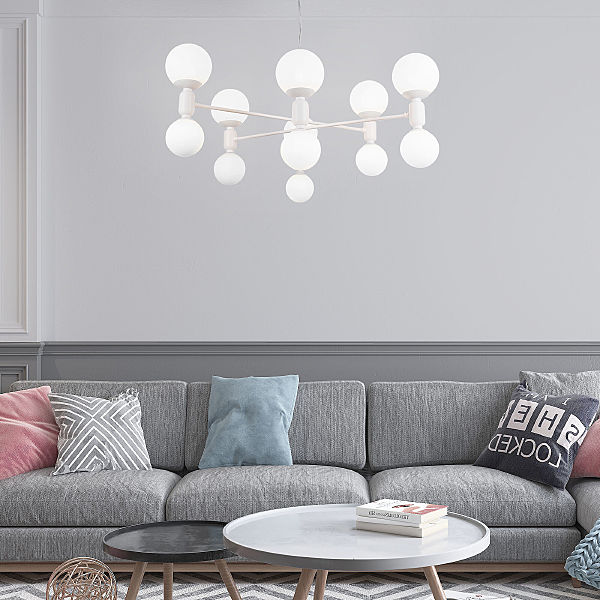 Подвесная люстра Bubble 30182 белый Smart