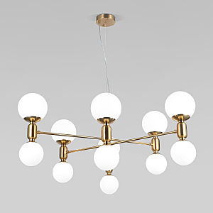 Подвесная люстра Bubble 30182 латунь Smart
